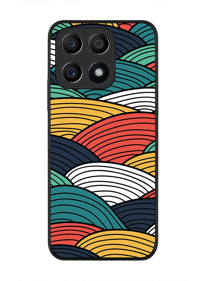 Stylizedd Rugged Black edge case for Honor X8A 4G Slim fit Soft Case Flexible Rubber Edges Anti Drop TPU Gel Thin Cover - Woven Colors - Image 1