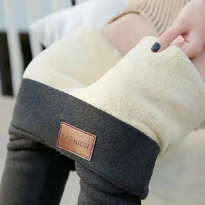 2023 New Fall/Winter Fleece-Lined Thickened High Waist Leggings Outer Wear Slim-Fit Slimming Leggings Children'S Student Trousers - Image 5