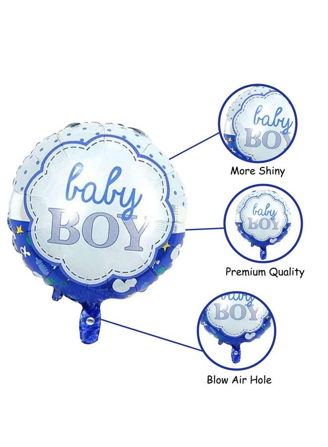 بارتي بروبس عناصر تزيين حفل استقبال المولود من Party Propz - مجموعة من 5 قطع | ديكورات حفل استقبال المولود مع نجمة | بالونات فويل للمولود، بالونات للمواليد للزينة | بالونات للمولود، ديكورات حفل استقبال المولود، متعددة الألوان - Image 4