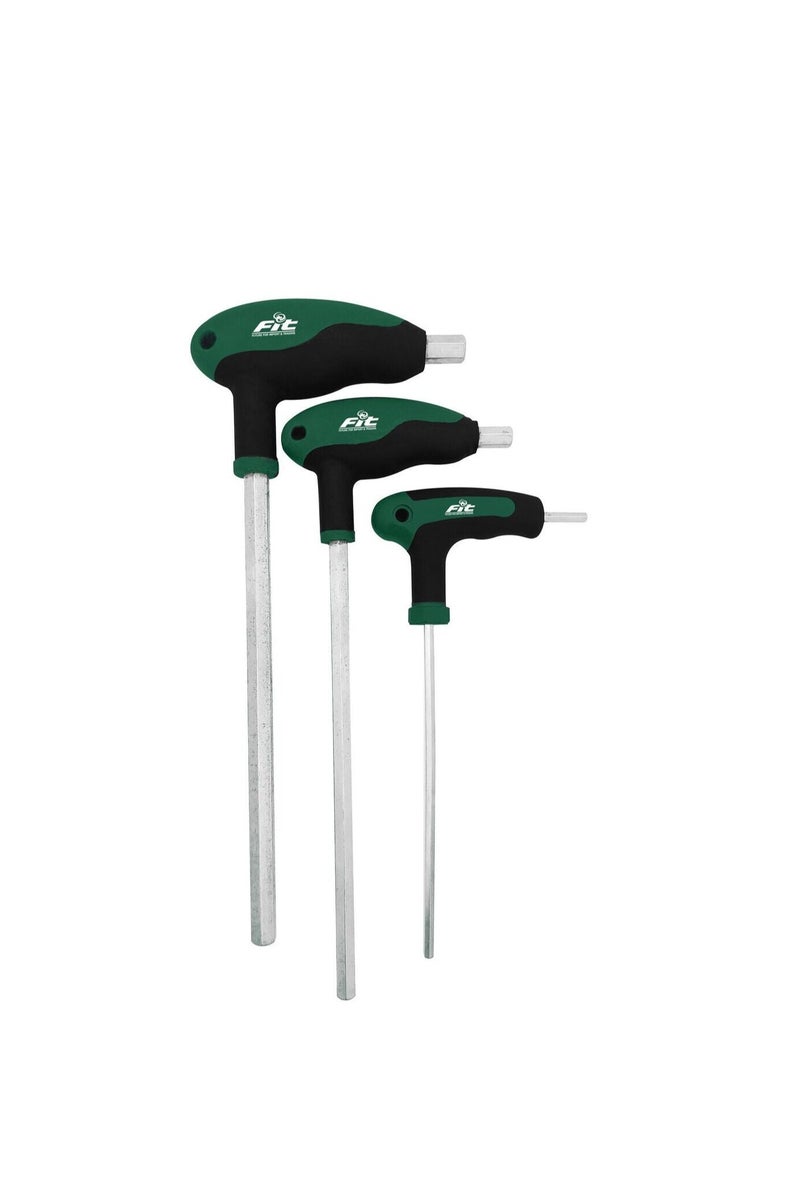 فيت مفتاح النكية كروم فانديوم يد بلاستيك حرف T مقاس 3 مم C240 - Image 2