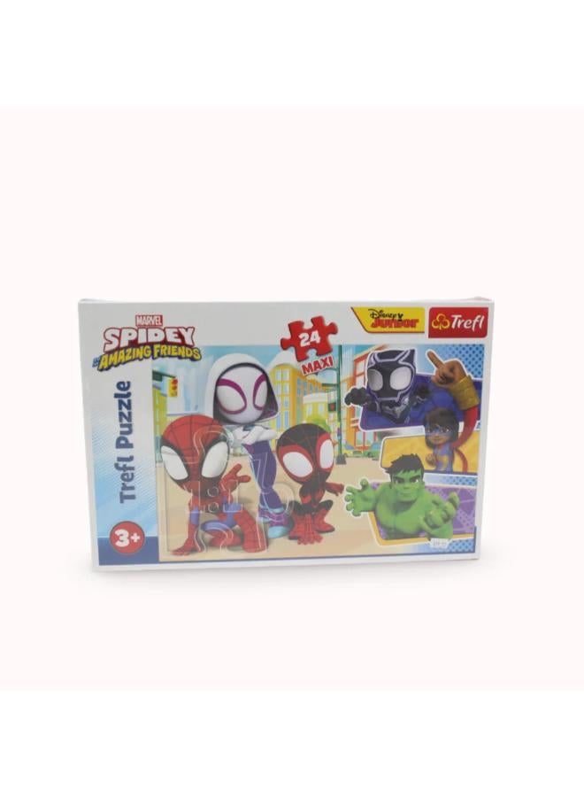 Trefl Spiday And His Friends Puzzle - 24 Pcs - Image 1