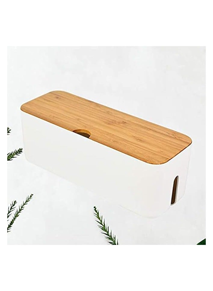 بروماس صندوق إدارة سلك Likun، منظم سلك المخرج لإخفاء أسلاك الطاقة والأسلاك من أجهزة التلفزيون وأجهزة الكمبيوتر والمكاتب - Image 5