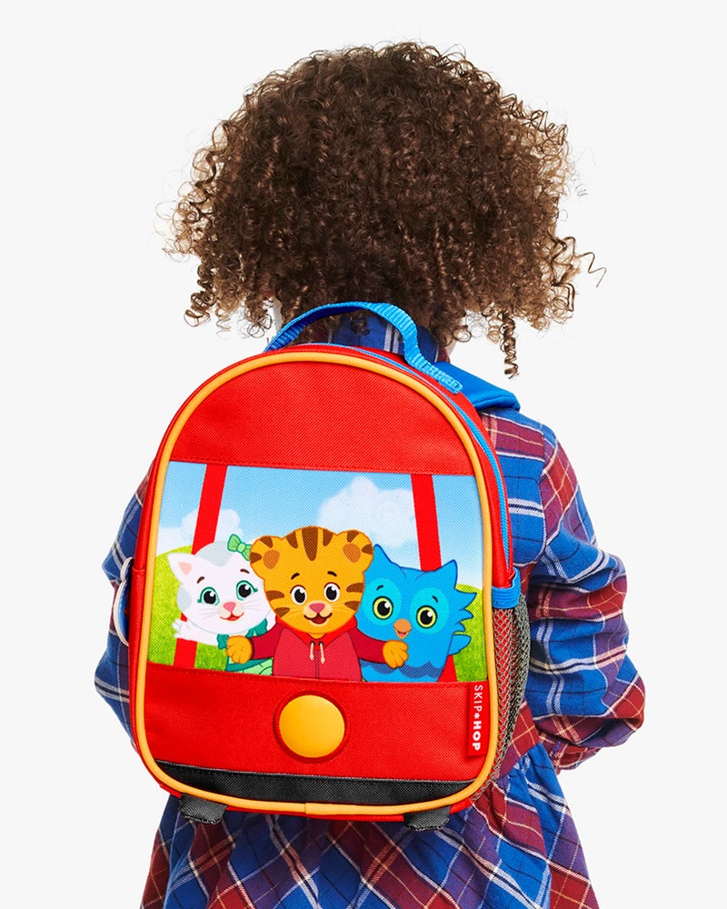 Skip Hop x Daniel Tiger Mini Toddler Backpack, Preschool Ages 1-4, Trolley Friends - Image 3