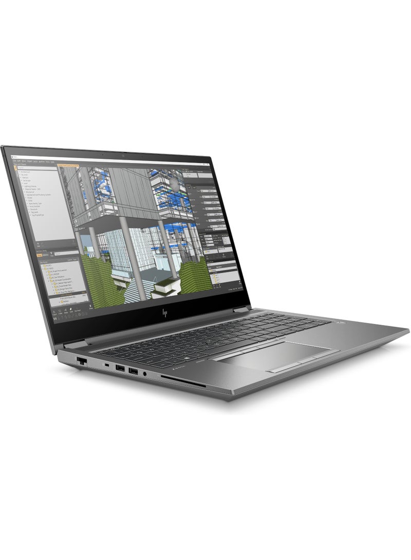 HP Renewed - ZBOOK FURY 15 G8 , Intel core i7-11850H , RAM 16GB DDR4 , 512GB SSD M.2 NVMe , NVIDIA Quadro T1200 4GB DDR6 , 15.6 inch FHD LED-IPS English/Arabic Grey - Image 4
