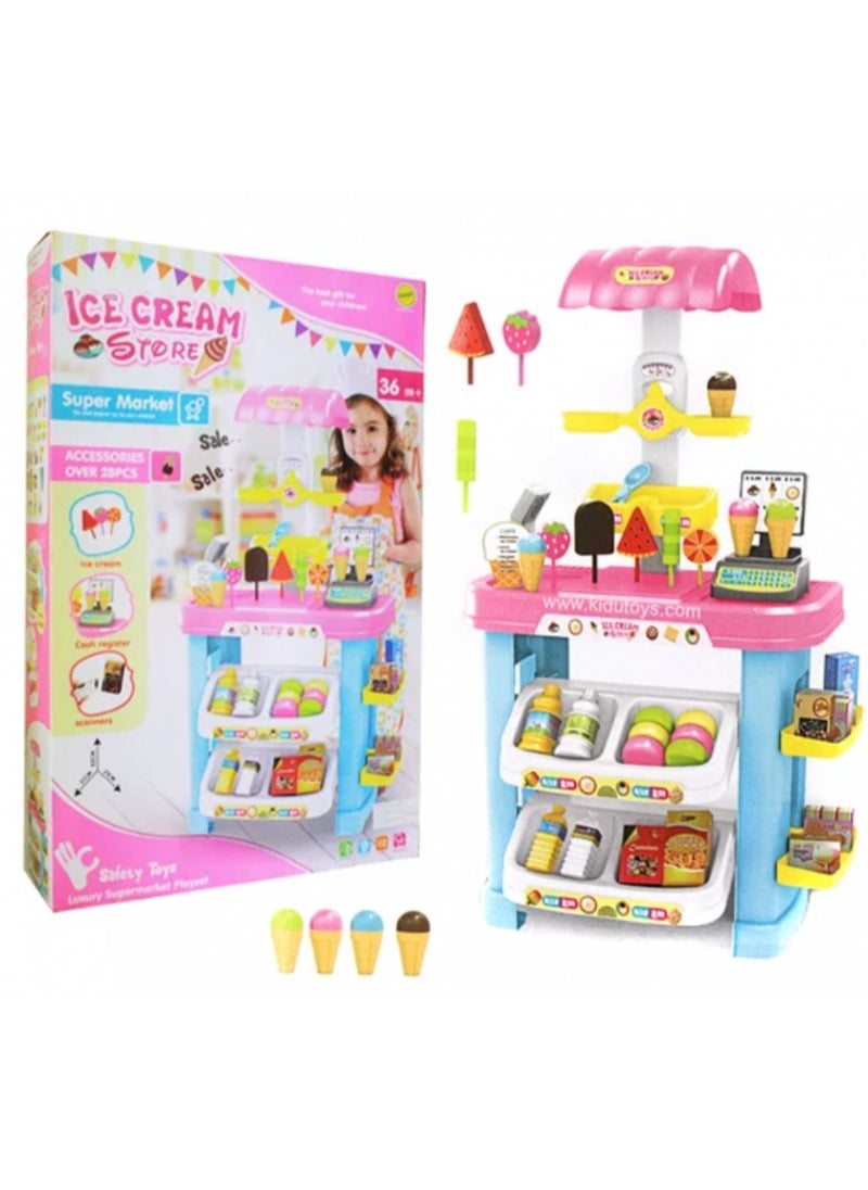 Generic - Little Ice Cream Maker! Charming Pink Candy Shop - Image 1