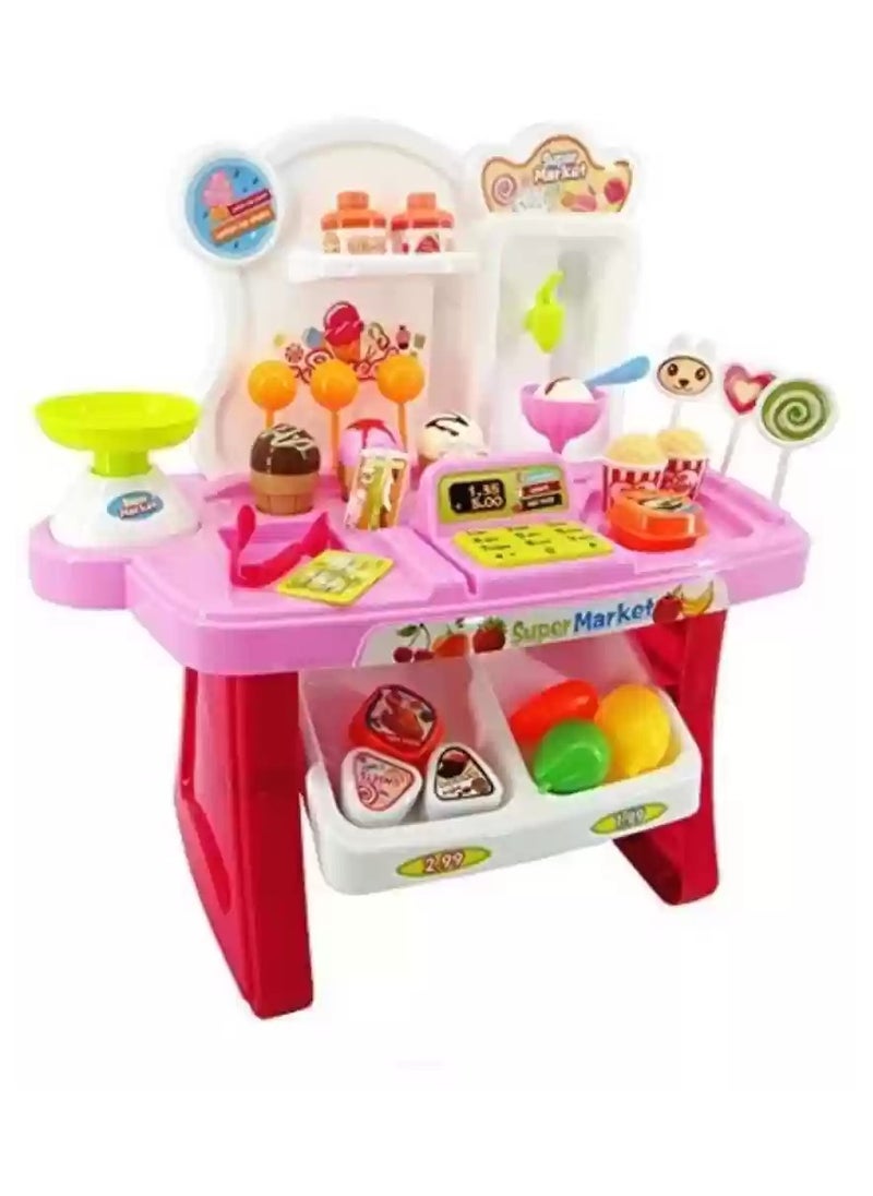 Generic - Little Ice Cream Maker! Charming Pink Candy Shop - Image 1