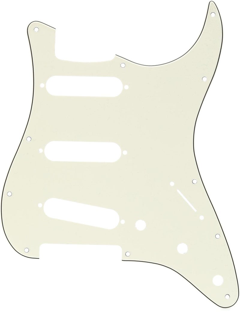 Fender Stratocaster Electric Guitar Pickguard, White