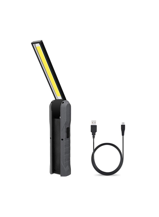 Loquat Portable Foldable USB Work Light 4 Mode COB Flashlight Rechargeable Magnetic LED Torch Flexible for Garage Mechanic Auto Car Truck Repair Camping Hiking Emergency - Image 1