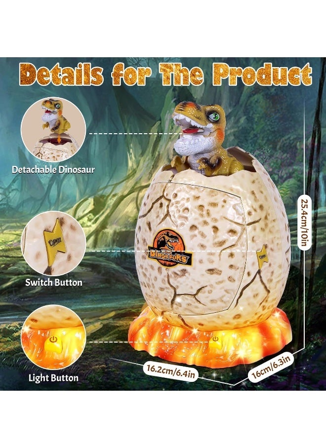 Piggy Bank for Kids Dinosaur Egg Money Bank with Fingerprint Unlocking/Night Light/Music Password ATM Machine Real Cash Coin Electronic Money Saving Box for Boys Girls Toys Gifts - Image 4