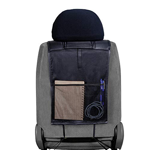 Plasticolor غطاء مقعد بلاستيكلور 008595R01 شعار دودج مناسب عالميًا للسيارات والشاحنات أو SUV بدون جوانب 3 قطع مع مسند رأس، أسود - Image 3