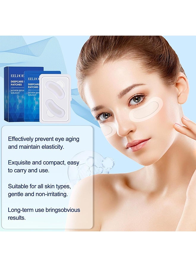 EELHOE Dissolving Microneedle Patches,Microglow Eye Patches,Anti Wrinkle Patches,Dissolving Microneedle Wrinkle Patches,Microglow Patches with Hyaluronic Acid & Collagen,under Eye Patches，6 Pieces - Image 5