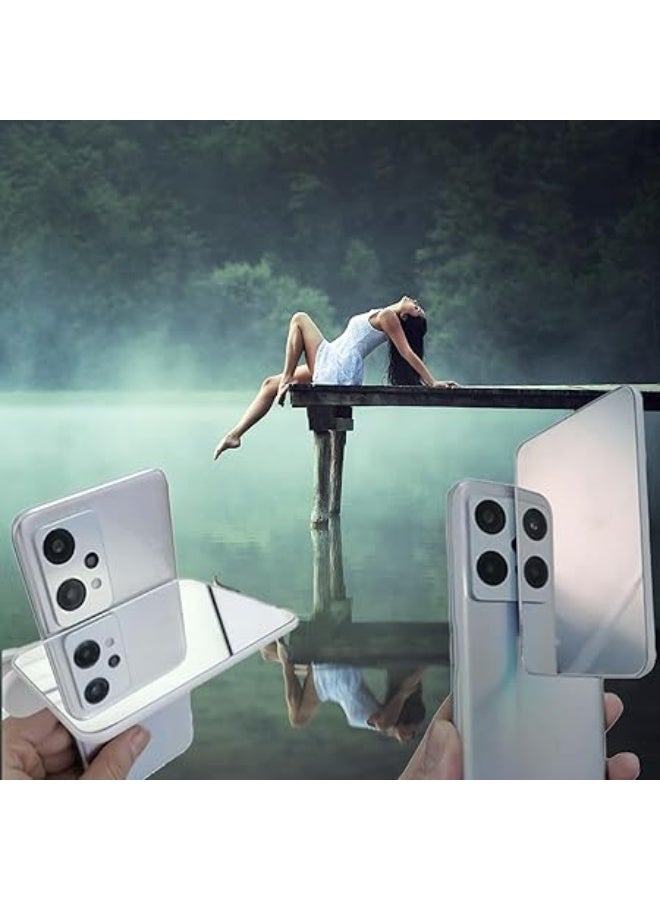 Smartphone Camera Mirror Reflection Clip Kit, Adjustable Mirror Reflection Clip for Phone Camera, Handheld Phone Mirror Reflector Selfie Stick Travel Gadget,Photography Accessories for Phone Camera - Image 3