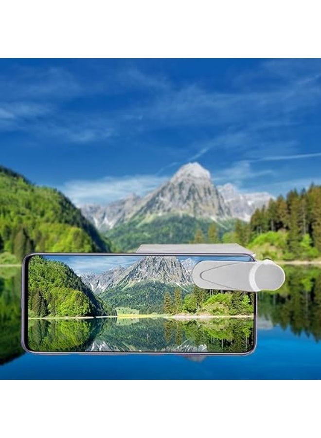 Smartphone Camera Mirror Reflection Clip Kit, Adjustable Mirror Reflection Clip for Phone Camera, Handheld Phone Mirror Reflector Selfie Stick Travel Gadget,Photography Accessories for Phone Camera - Image 2