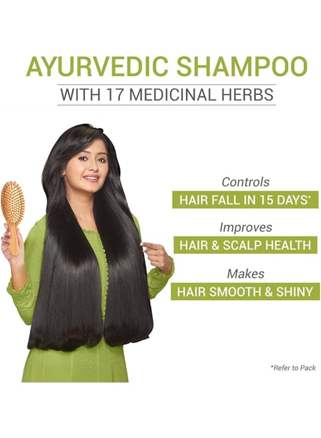 سيسا شامبو سيسا الأيورفيدي الطبي للتحكم في تساقط الشعر وتحفيز نموه | يحتوي على برينجراج و16 عشبة نادرة | مناسب لجميع أنواع الشعر | خالٍ من البارابين | 200 مل (عبوة واحدة) - Image 5