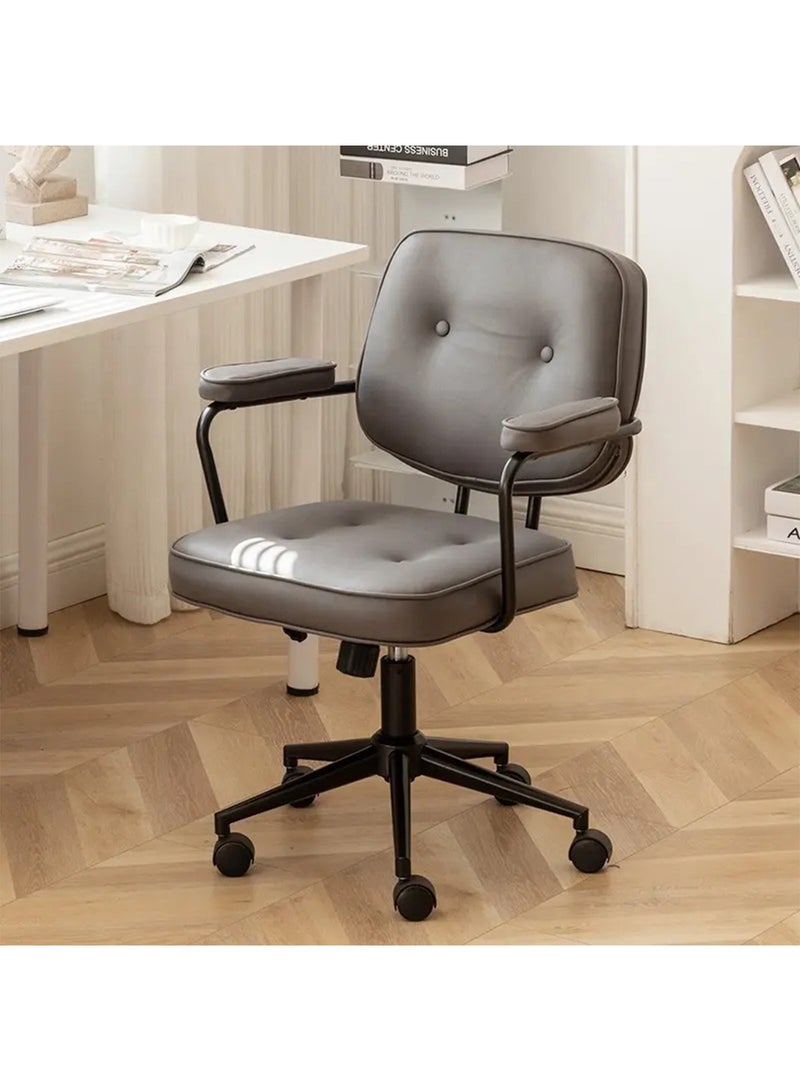 LIMOS Office Desk Chair Technical Cloth Fabric Computer Chair Home Chair with Wheels Padded Armrest and Back Support - Image 1