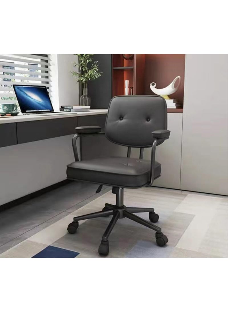 LIMOS Office Desk Chair Technical Cloth Fabric Computer Chair Home Chair with Wheels Padded Armrest and Back Support - Image 4