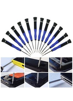 Generic 12 in 1 Magnetic Pentalobe Screwdriver Set P2 P5 Triwing Torx T2 T4 T5 T6 T8 Flathead Phillips Screwdrivers Repair Kit for iPhone 13/ 12 MacBook iPod iTouch phone tablet laptop  - Image 3