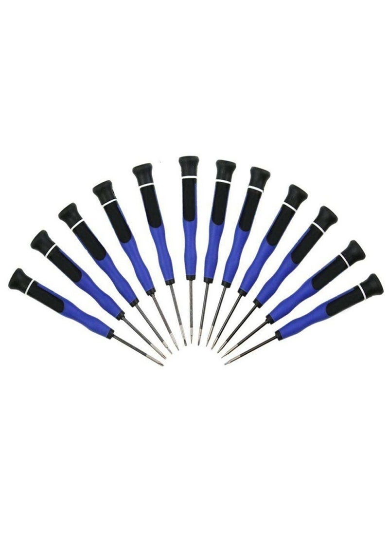 Generic 12 in 1 Magnetic Pentalobe Screwdriver Set P2 P5 Triwing Torx T2 T4 T5 T6 T8 Flathead Phillips Screwdrivers Repair Kit for iPhone 13/ 12 MacBook iPod iTouch phone tablet laptop  - Image 2