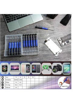 Generic 12 in 1 Magnetic Pentalobe Screwdriver Set P2 P5 Triwing Torx T2 T4 T5 T6 T8 Flathead Phillips Screwdrivers Repair Kit for iPhone 13/ 12 MacBook iPod iTouch phone tablet laptop  - Image 4