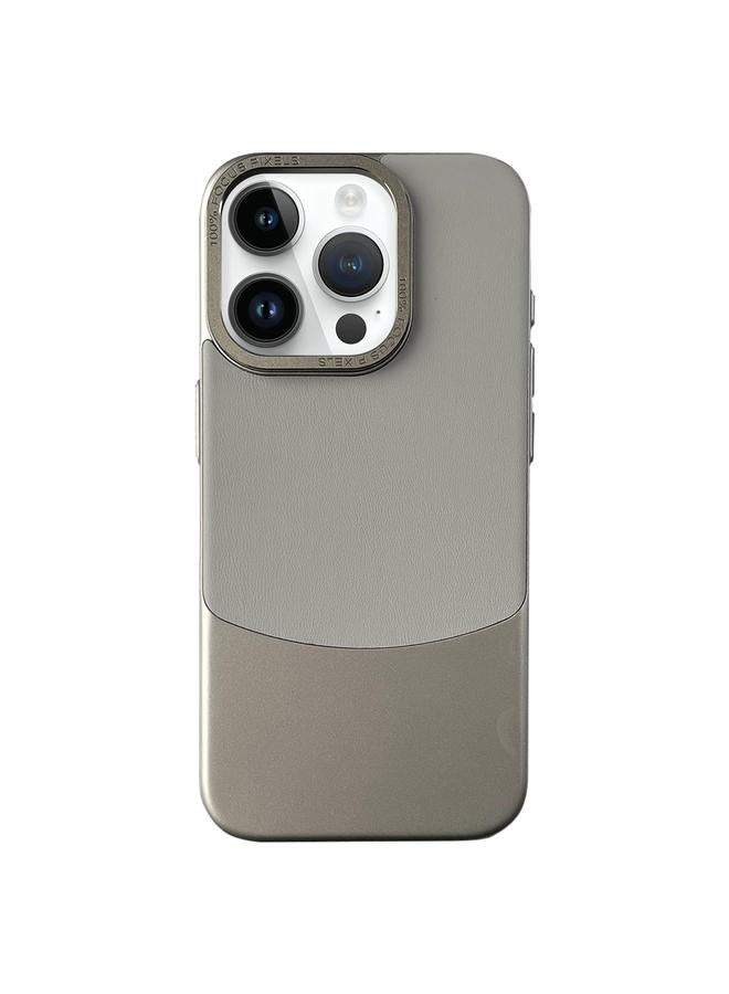 S-TOP Case For iPhone 13 Pro Napa Texture PC + Leather Phone Case - Image 1