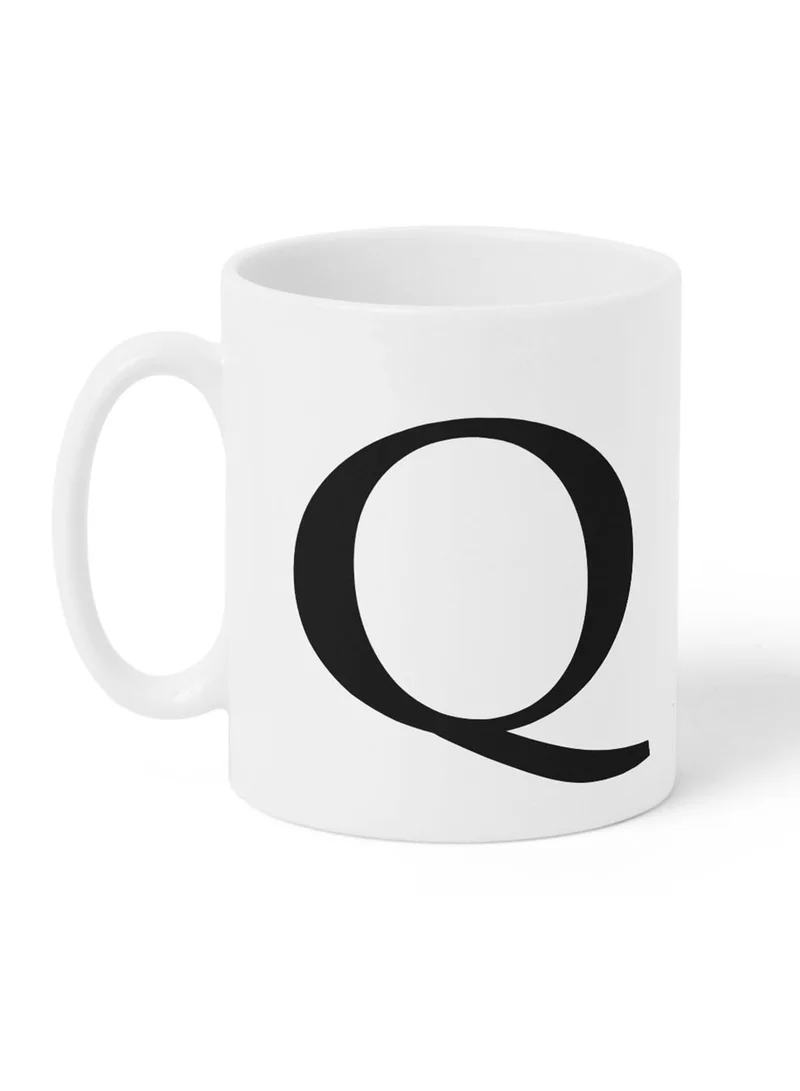 لوحة كوب سيراميك  أونصة بتصميم حرف  على الجانبين