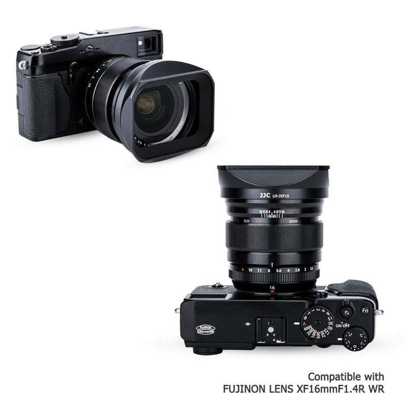 JJC Bayonet Dedicated Metal Lens Hood for Fuji Fujifilm Fujinon Lens XF 16mm F1.4 R WR, Replaces Fuji LH-XF16 Lens Hood (Standard Version with a Hood Cap) - Image 5