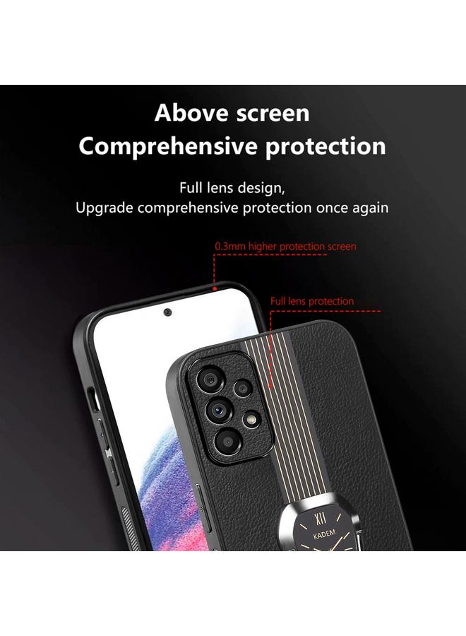 S-TOP Case For Samsung Galaxy A53 Magnetic Litchi Leather Back Phone Case with Holder - Image 5