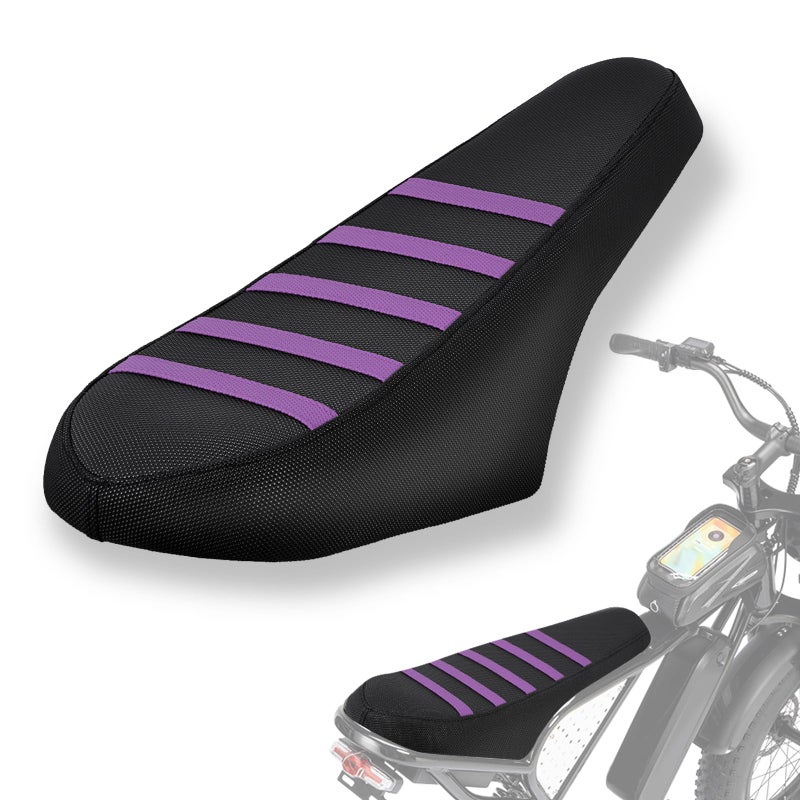 IUVWISN NonSlip Seat Cover Compatible Fit for Ridstar Q20Q20 Pro Lite EBike EBike Electric Bike Soft Seat Cover Purple - Image 2