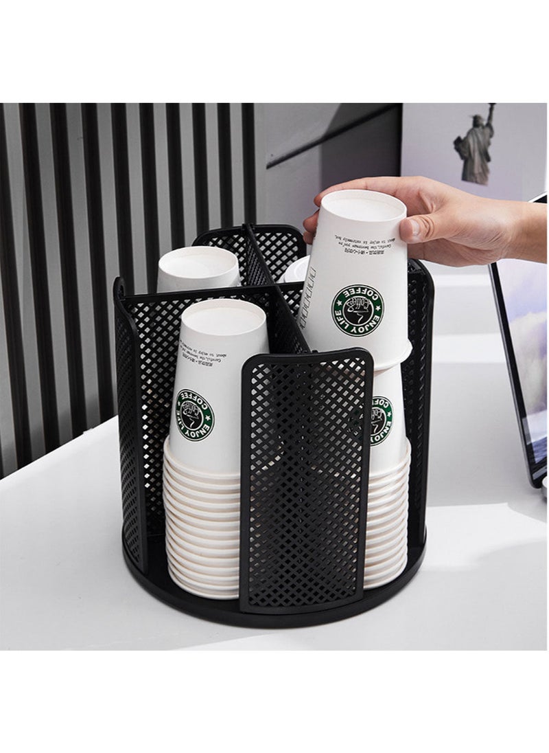 MIBRU Coffee Cups Base Holder Black Plastic holder Tables Corner Coffee Machine  - Image 3