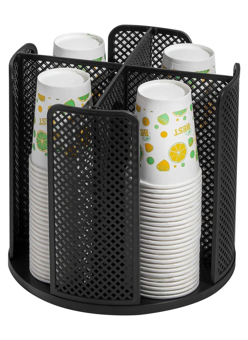 MIBRU Coffee Cups Base Holder Black Plastic holder Tables Corner Coffee Machine  - Image 2