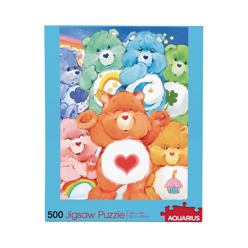 AQUARIUS Care Bears Puzzle (500 Piece Jigsaw Puzzle) - Glare Free - Precision Fit - Officially Licensed Care Bears Merchandise & Collectibles - 14 x 19 Inches - Image 1