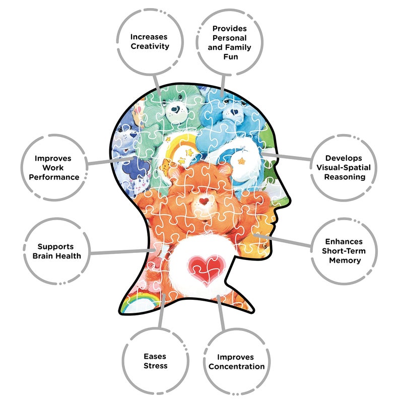 AQUARIUS Care Bears Puzzle (500 Piece Jigsaw Puzzle) - Glare Free - Precision Fit - Officially Licensed Care Bears Merchandise & Collectibles - 14 x 19 Inches - Image 5