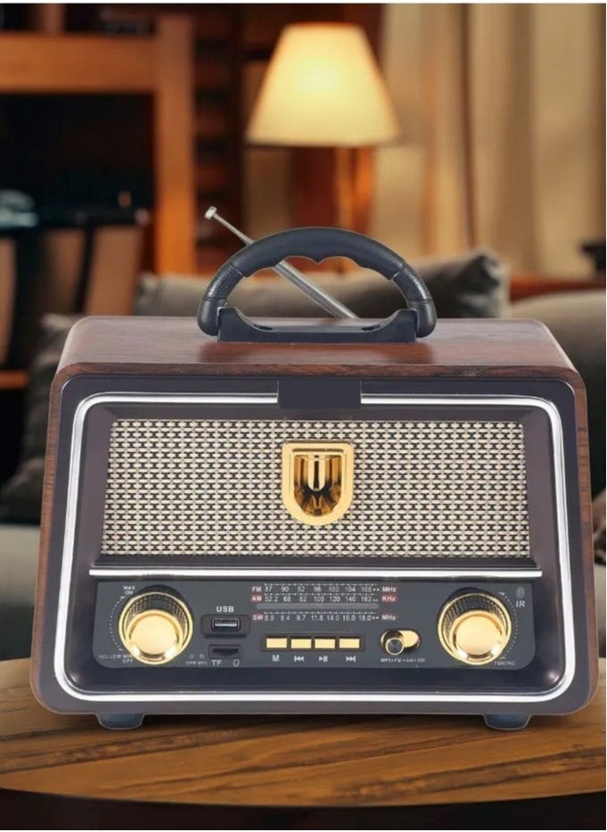 Denx Rechargeable Radio, Portable Radio Am Fm Transistor With Best Sound, Solar/Battery Operated Radio, Support Tf Card/Usb Playing  - Image 2