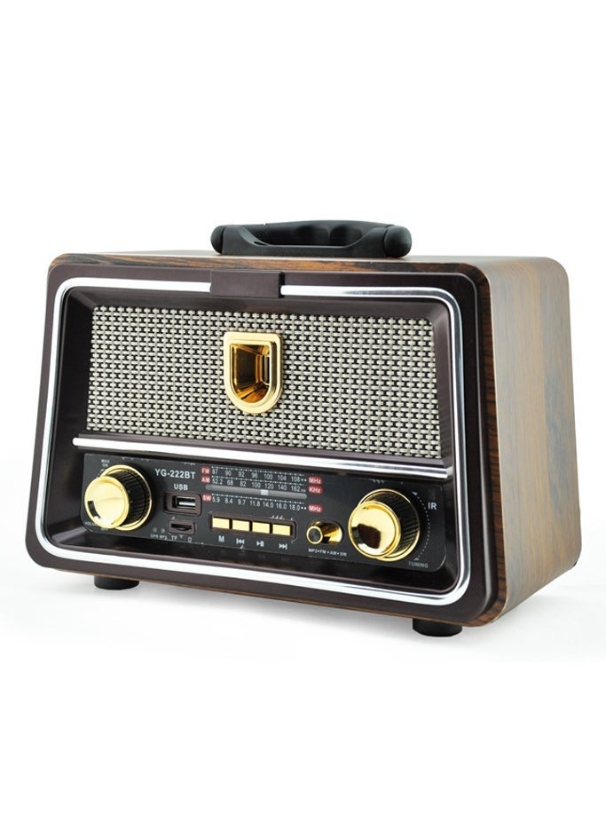 Denx Rechargeable Radio, Portable Radio Am Fm Transistor With Best Sound, Solar/Battery Operated Radio, Support Tf Card/Usb Playing  - Image 5