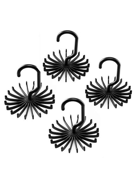 Space Saving Tie and Belt Rack Hangers  (4 Pack)