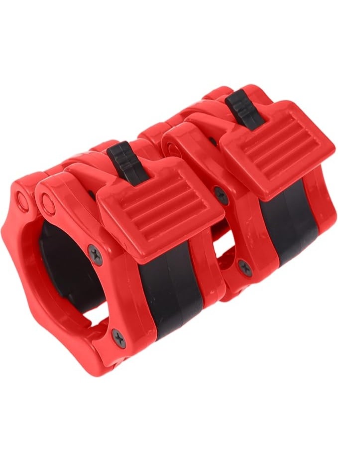 Collar-shaped mounting clips for weight bars and dumbbells – 20x20 mm for safety and stability during exercise - Image 1