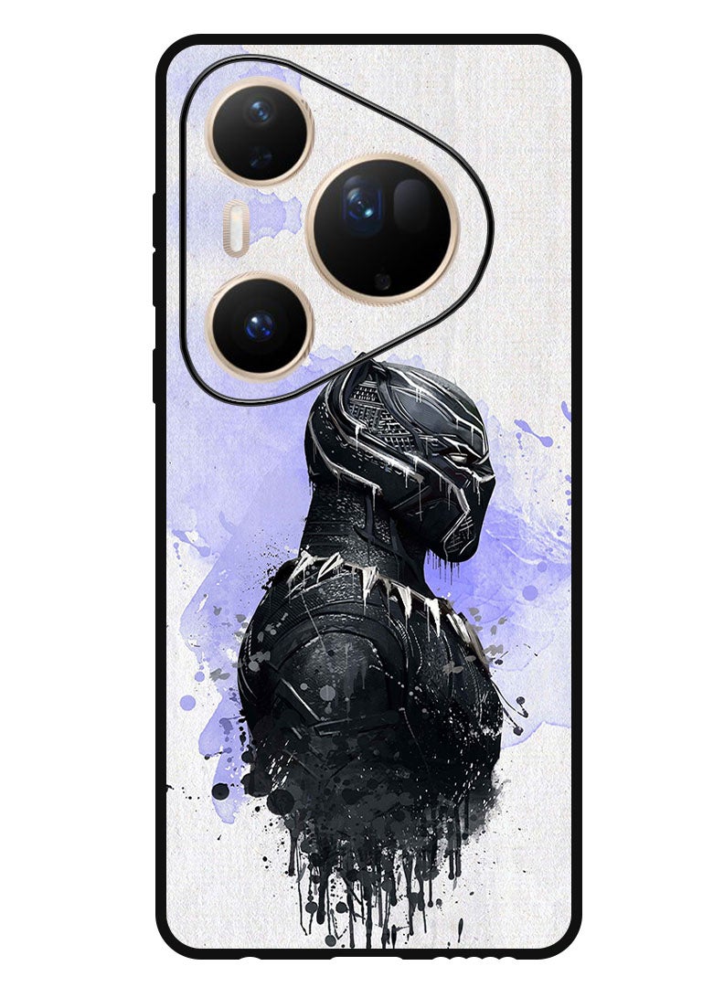 Theodor Case Compatible with Huawei Pura 80 Ultra 6.6 Inch Protection Shockproof Bumper Cover Black Panther - Image 1