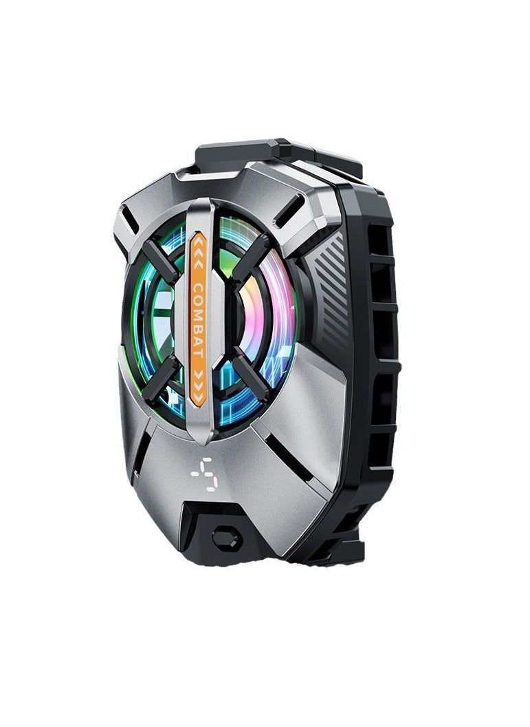 Hugifts 2025 New Three-Gear TEC Semiconductor Back-Clip Cooler – Compatible with iOS/Android, Supports Multiple Devices, Ideal for Gamers/Streamers/Heavy Users – Large Area Refrigeration, RGB Lighting, Silent & Efficient Cooling；Games for Universal iPhone/Android Smartphones  - Image 2