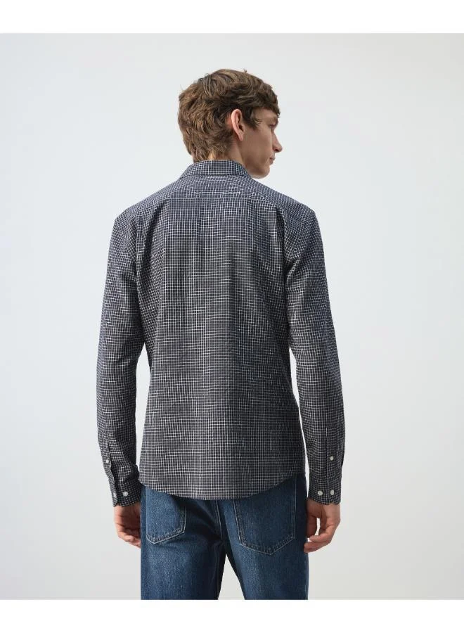 Mango Man  Regular fit check cotton shirt for Men | Best Price UAE