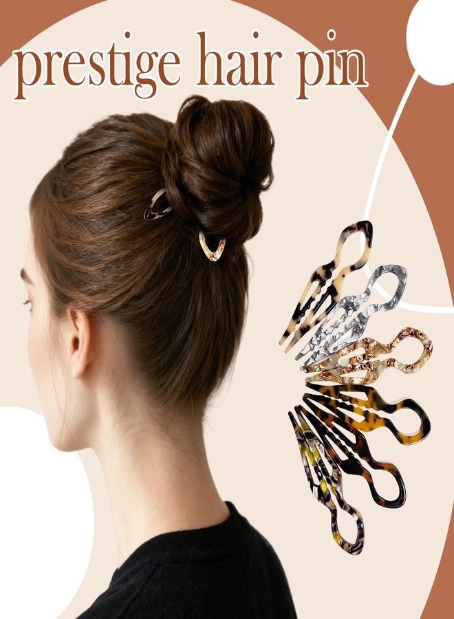 RainFlowwer French Prestige Hair Pin for Women,Large U Shape Hair Pins,11.5x3cm,for Casual,Wedding,Parties (A) - Image 5