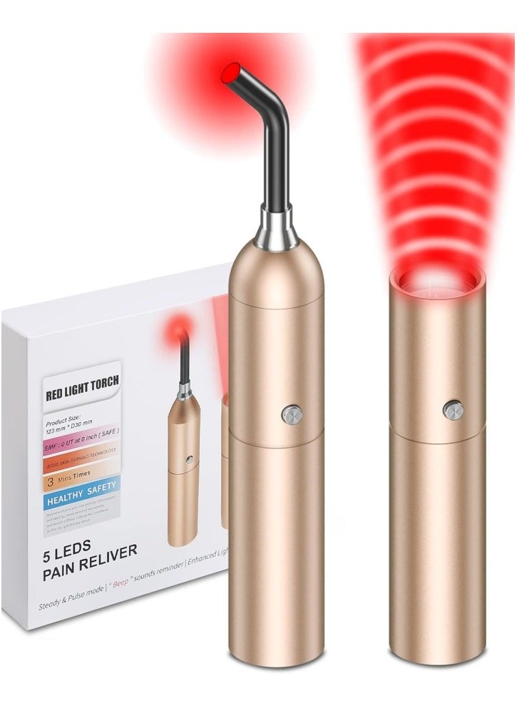 Ru syanl Red Light Therapy Device Healing Cold Sore Canker Sore Treatment for Lips Infrared Light Therapy for Fever Blister Pain Relief for Mouth Nose Ear Knee Ankle Muscle  - Image 1