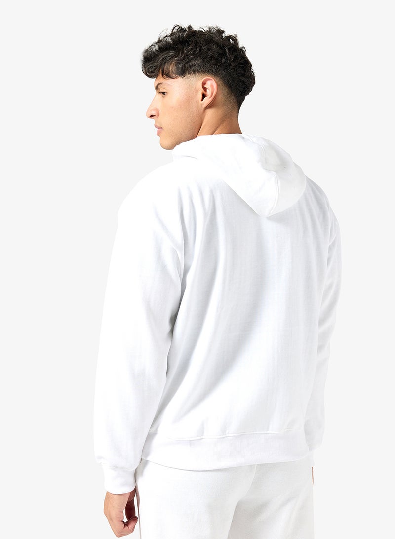 Seventy Five Basics Graphic Print Hoodie - Image 2