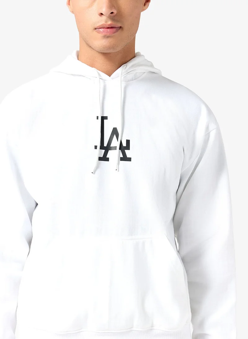 Seventy Five Basics Graphic Print Hoodie