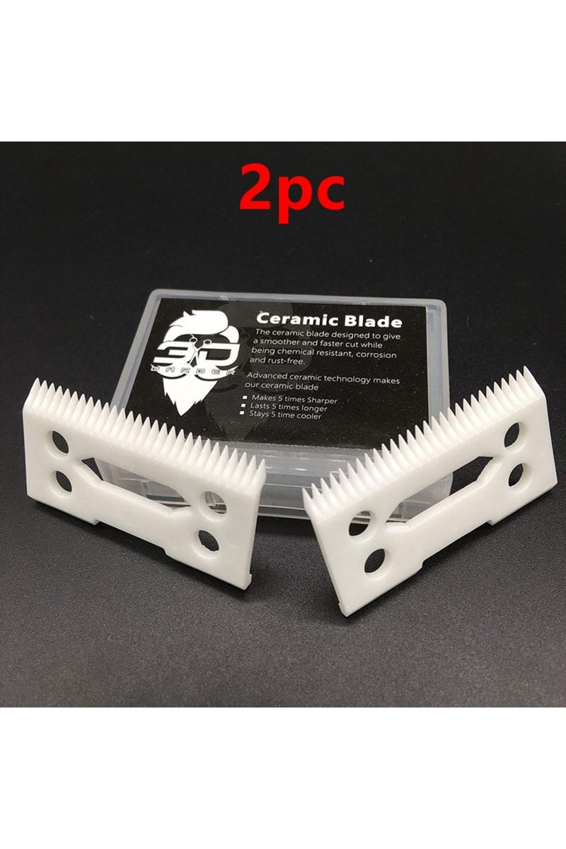 erorex 2 Piece Professional Ceramic Replacement Blades For Wahl Senior Cordless Clipper, Wahl Magic clip 81
