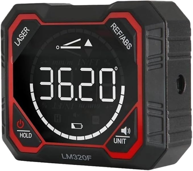 Digital Inclinometer Angle Meter LM320D 4x90 Degrees Magnetic Relative Absolute Measure - Image 1