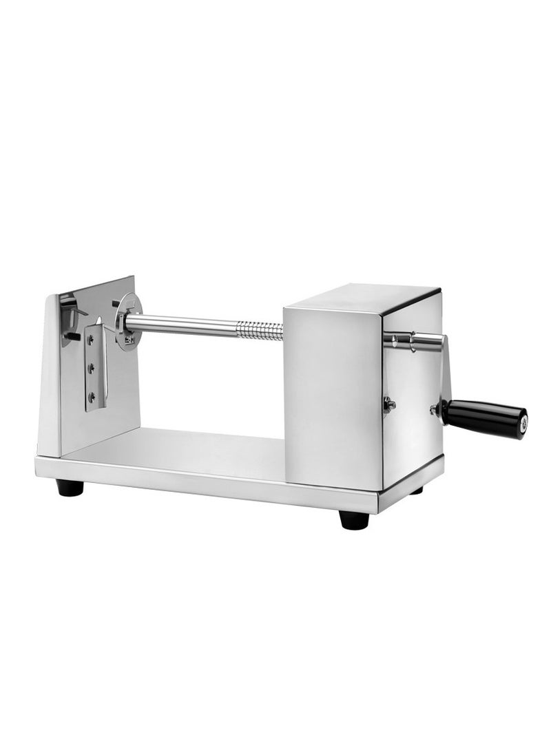 general Manual Rotating Small Potato Tarther Hand Crank Whirlwind Potato Machine Stainless Steel Potato Slicer Potato Chips - Image 3