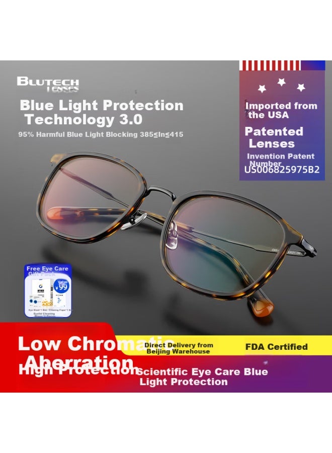 Blutech Blue Light Blocking Gl Anti-radiation Natural Look Non-prescription Blue Light Blocking