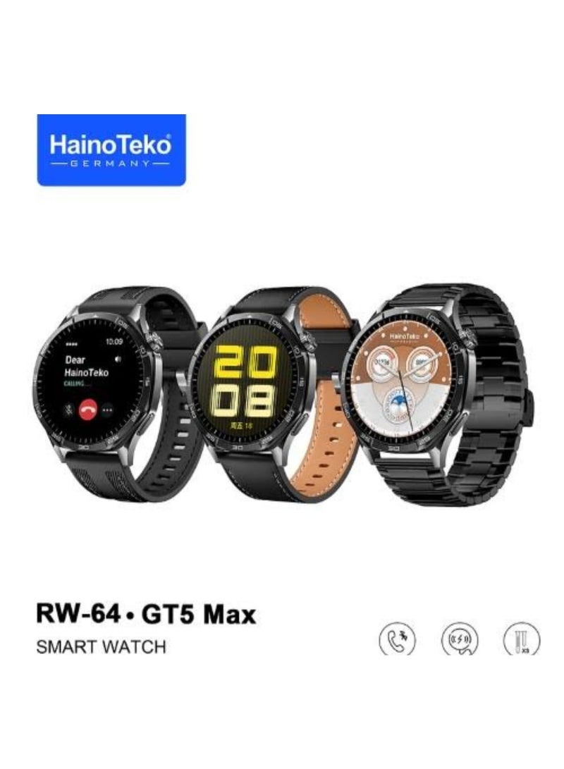 Haino Teko Haino Teko Space Elegant design that combines luxury and advanced technology. Enjoy smart features like fitness tracking, heart rate monitoring, and receiving notifications with ease. Waterproof and long-lasting battery to accompany you on all your adventures. It's more than just a watch, it's your perfect companion for every day - Image 2