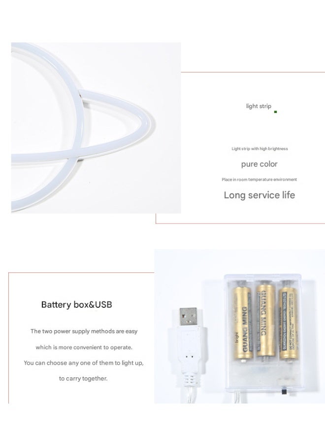 يونج شنج علامة نيون LED الصاروخ الشكل الصاروخية ديكور الجدار الوردي/الأزرق 14.5 × 29 سم ، روكيت كوكب علامات النيون LED ليلا فاتح اللون الوردي الأزرق الأضواء النيون الأضواء الزخرفية لغرفة المنزل هدايا عيد ميلاد (صاروخ) - Image 5