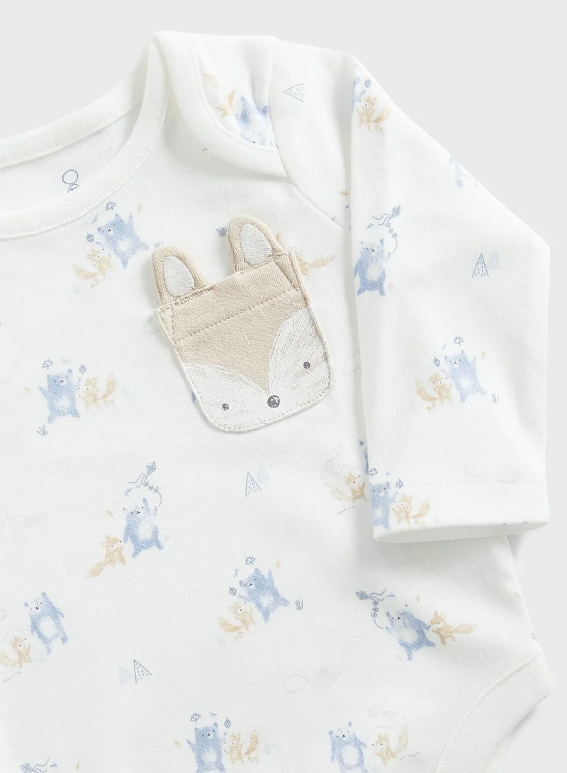 mothercare Infant 2 Pack Assorted Bodysuit